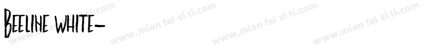 Beeline white字体转换